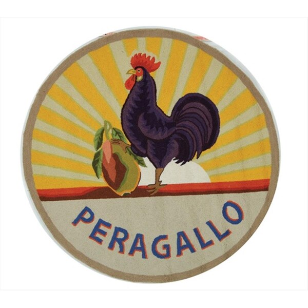 Safavieh 4 ft. x 4 ft. Round- Transitional Chelsea Ivory Hand Hooked Rug HK245E-4R - main